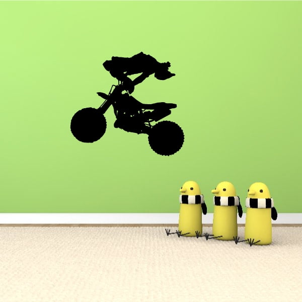 OFFROAD MOTOCROSS JUMP WALL STICKERS 3D ART MURAL POSTERS OFFICE SHOP DECOR UV7 OFFROAD MOTOCROSS JUMP WALL STICKERS 3D ART MURAL POSTERS OFFICE SHOP DECOR UV7